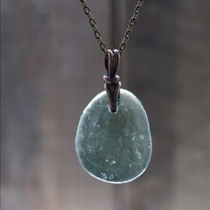 Wine Glass Pendant Necklace Recycled Upcycled Sauvignon Blanc Alcohol Gift